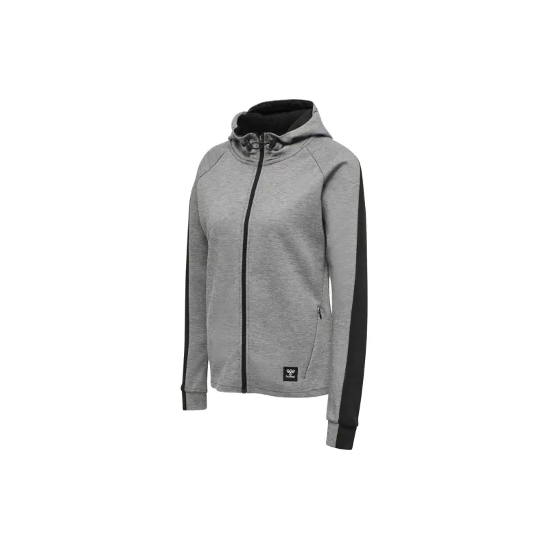 Hummel HmlESSI ZIP HOODIE Sweatshirt Women's Gray-1