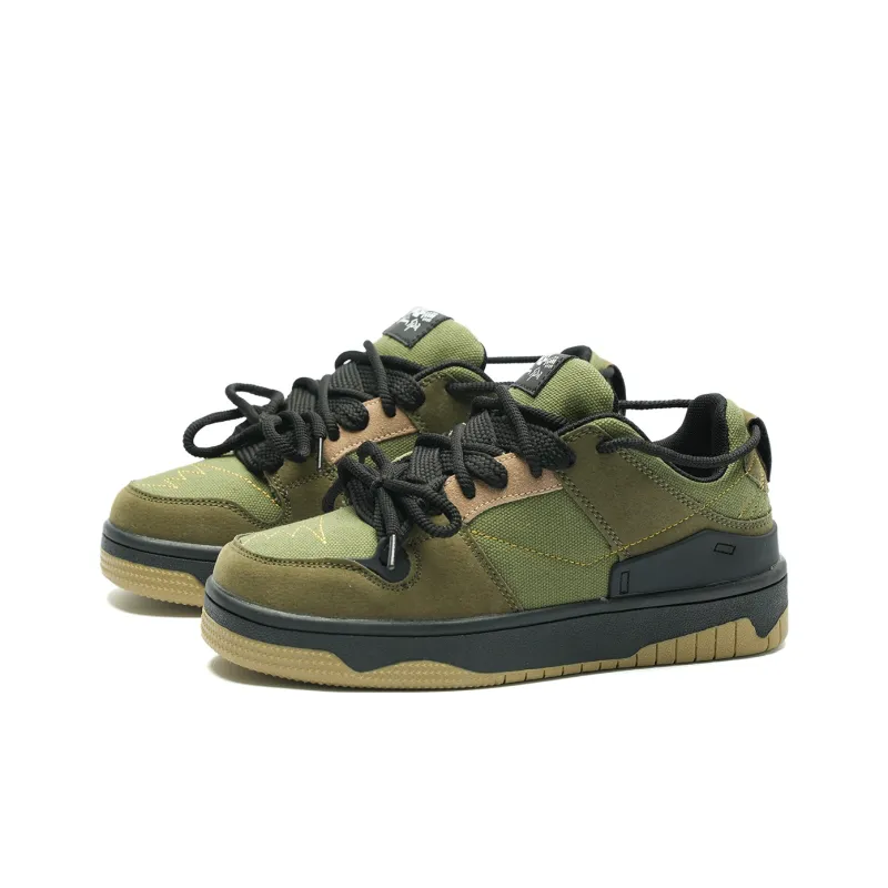 T628 Slip Resistant, Abrasion Resistant, Lightweight, Breathable Low Top Skateboard Shoes Unisex Box Included-2