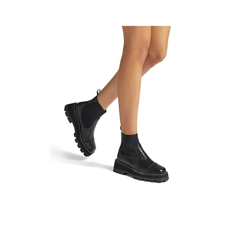 Jimmy Choo Clayton FLAT Chelsea Boots Women's Black-5