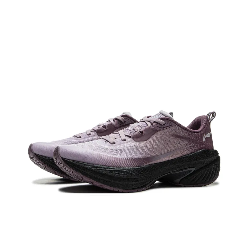 LiNing WuShi 5S 4.0 Cushioning Anti Slip Wear Resistant Breathability Low Top Running Shoes Women's Purple-2
