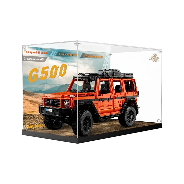 LIGHT YOUR BRICKS Compatibility Building Block 42177 Mercedes Benz G500 Off Road Vehicle Storage Box Model Accessories-7