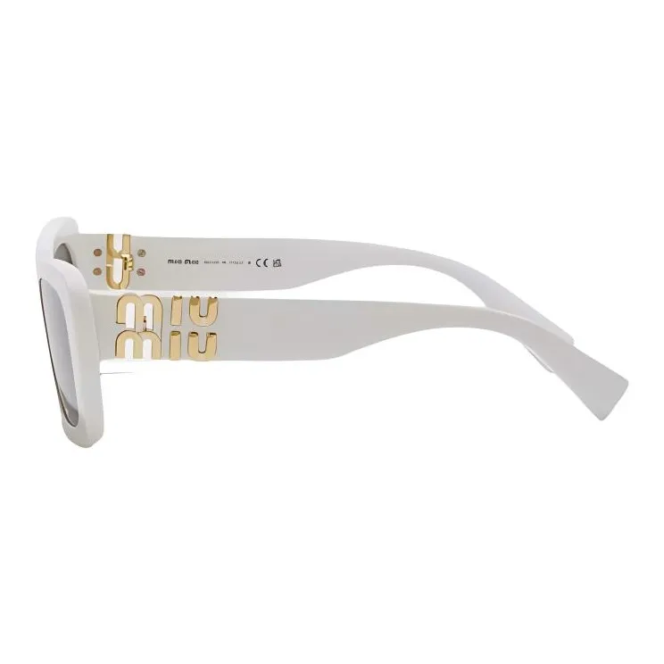 MIU MIU Plate And Metal Square Sunglasses Women's Black/Pink/White/Tortoiseshell-7