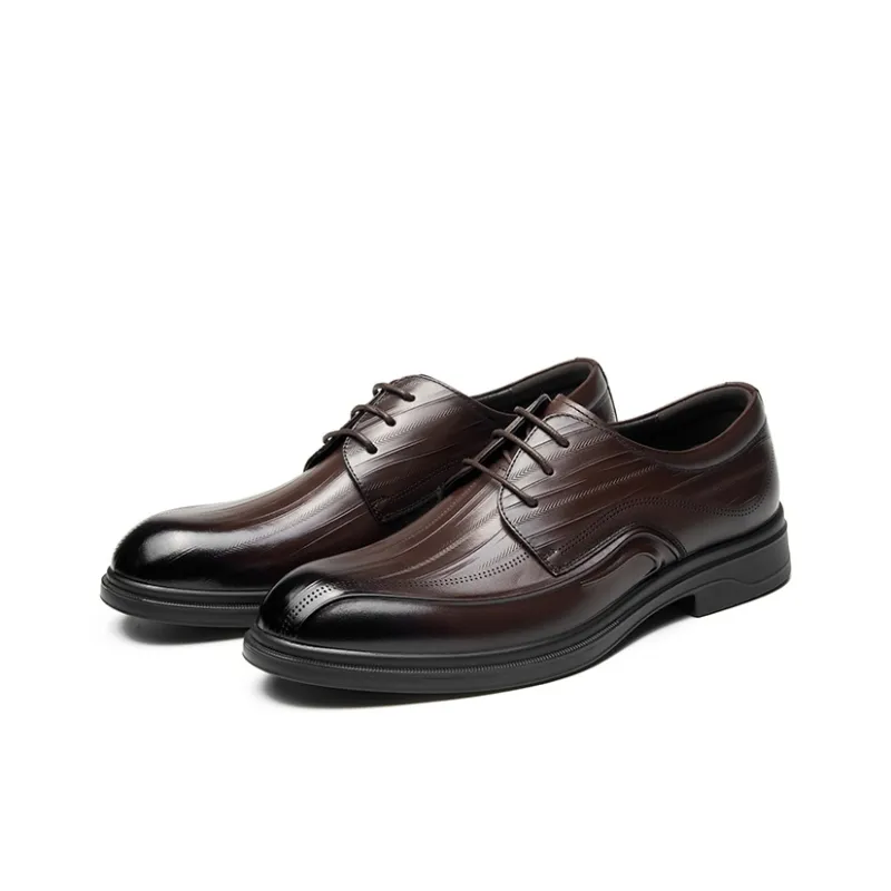 AOKANG Dress Shoes Men Low Top-7