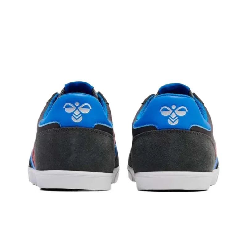 Hummel Non slip Lightweight Low Top Canvas Shoes Unisex Gray-3