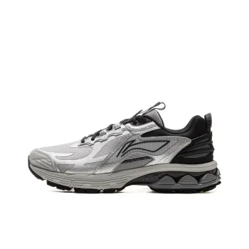 LiNing Fuyao 2.0 Trail Anti Slip Wear Resistant Low Top Running Shoes Men's Silver Gray