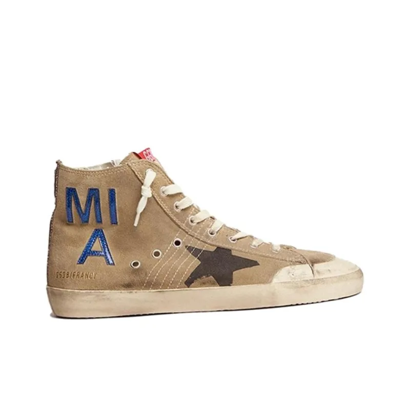 Golden Goose Francy Stylish Skateboarding Shoes Men's Brown Old-fashioned-1