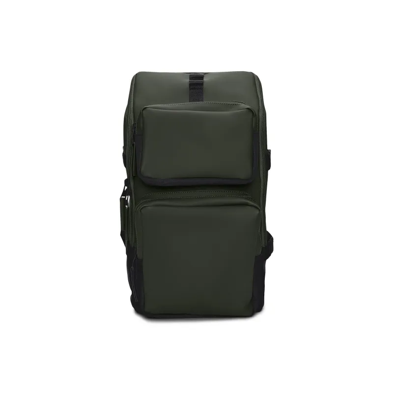 Rains Polyester Backpack Large Size Unisex Black/Green/Gray/Dark Brown/Bay Blue-3