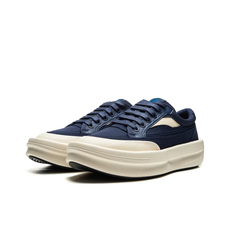 LiNing Anti Slip Wear Resistant Low Top Casual Shoes Unisex Dark Blue-2