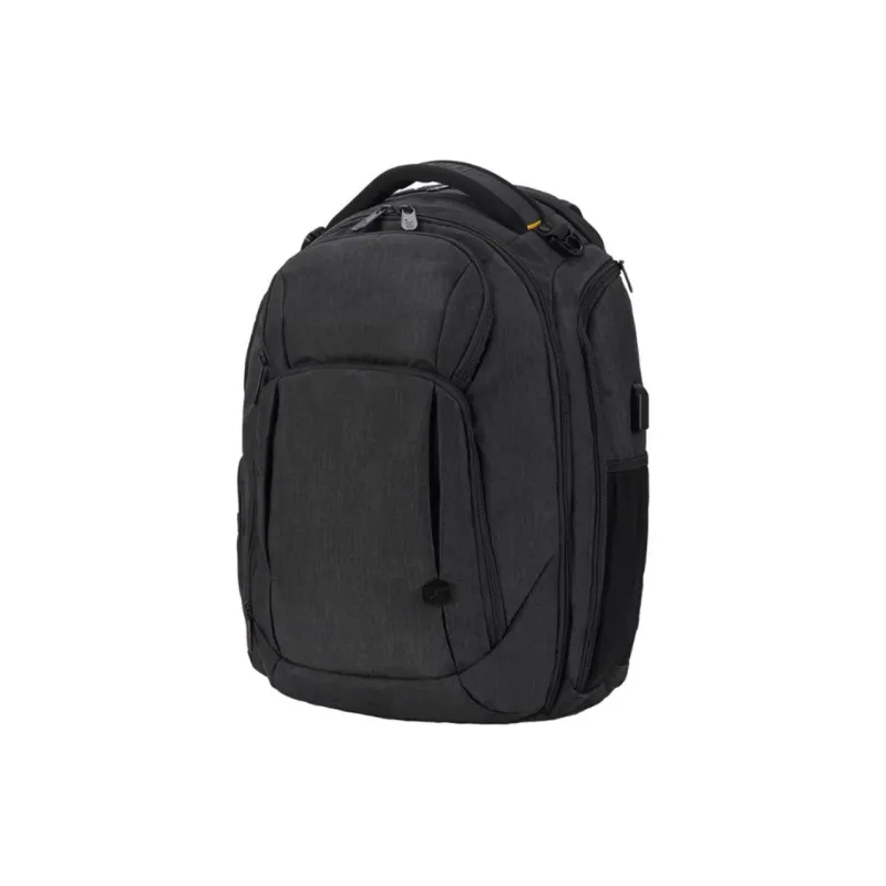 CAT Polyester Backpack Tubas Men's Black Gray-1