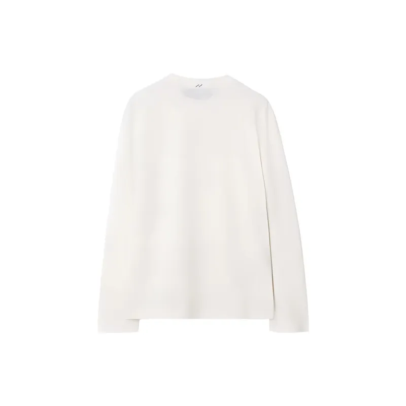 Burberry Allover Logo Printed Long Sleeved T Shirt-1