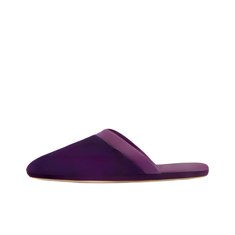 JOHN LOBB Wrap-toe Slippers Women's Purple-0
