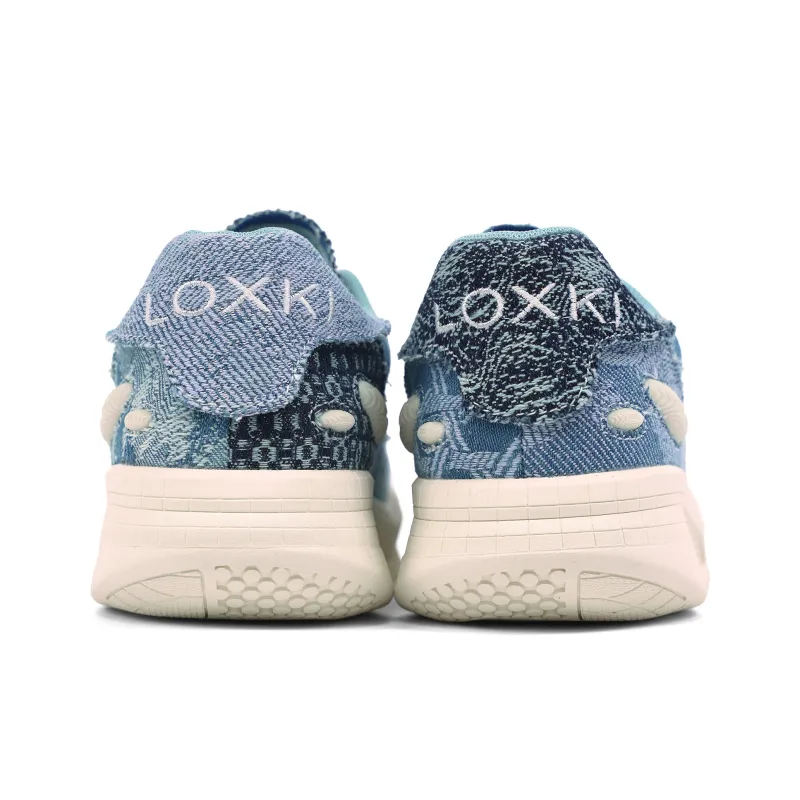 LOXKI Alpha Round Shoes Canvas Shoes Unisex Swag-2