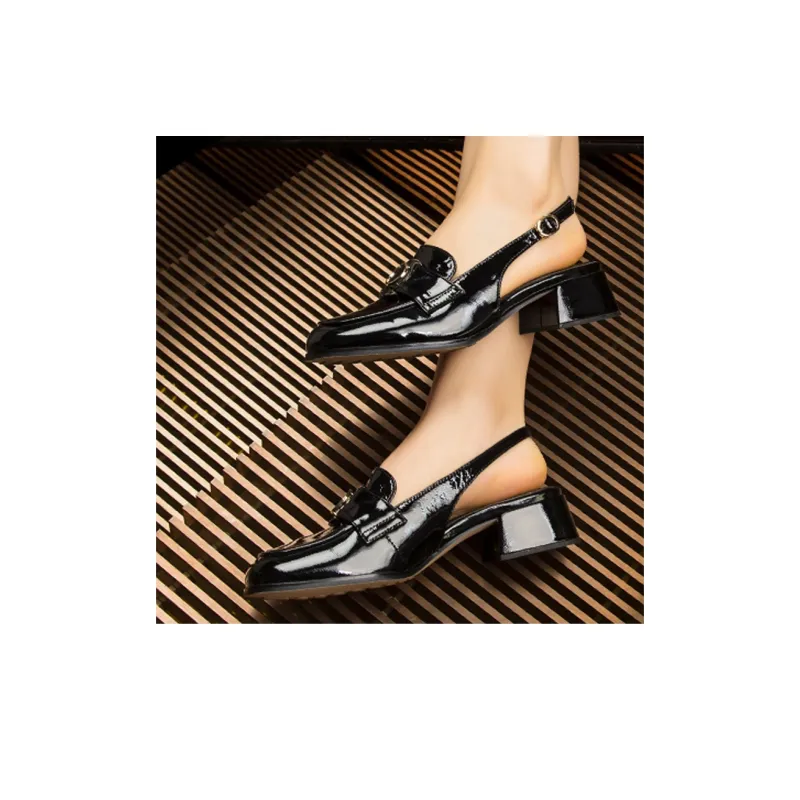 Coup De Foudre Block Heel High Heels Women's-11