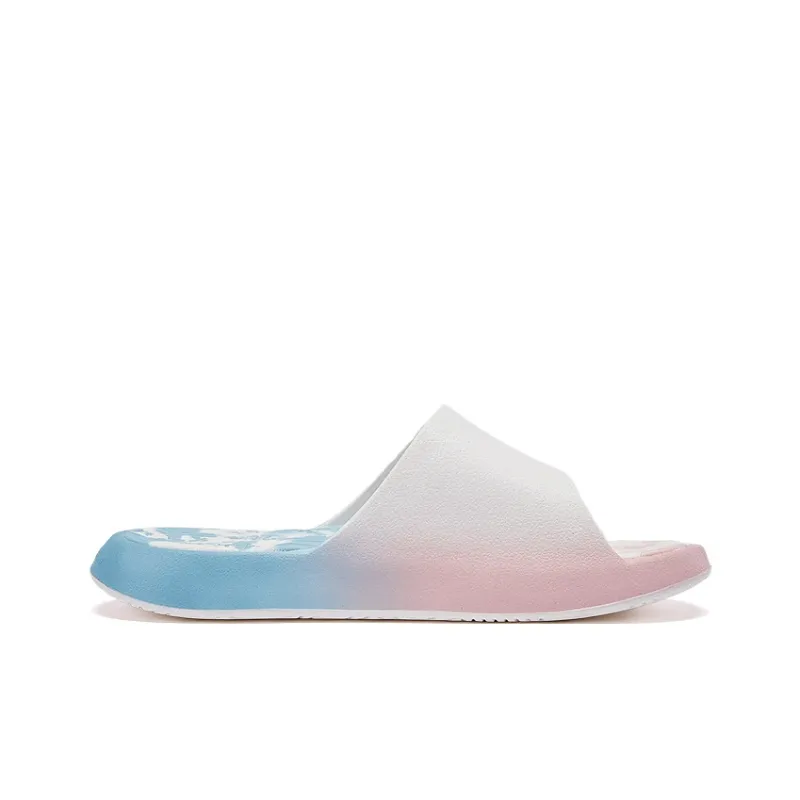 PEAK State Pole Classic Drag Quiet Slip Resistant Abrasion Resistant Slide Slippers Women's Pink Blue-1
