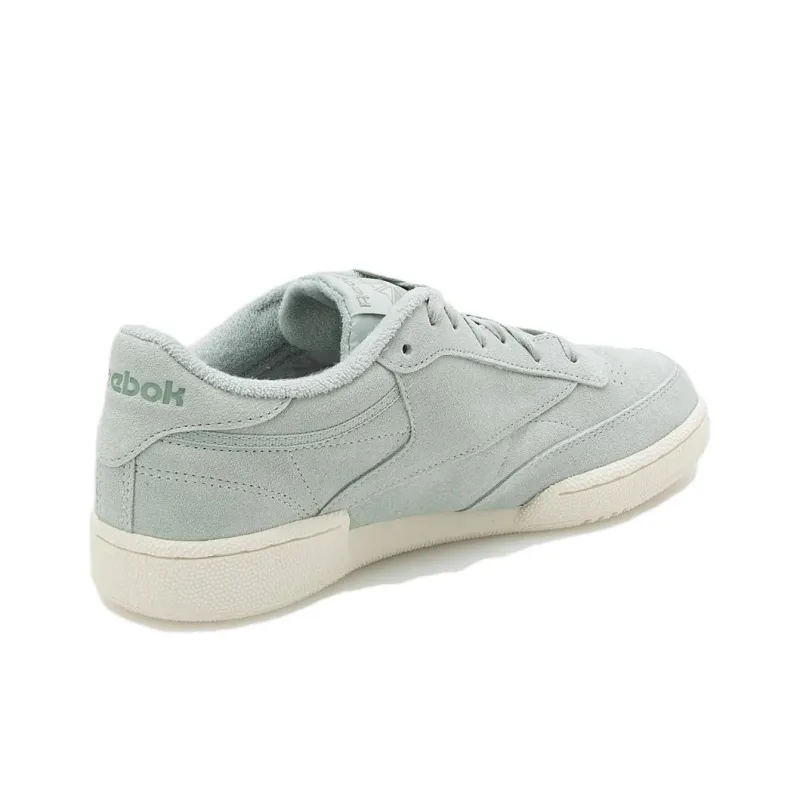 Reebok Club C Anti-Slip Wear-Resistant Low-Top Skateboard Shoes Women's Light Green-3