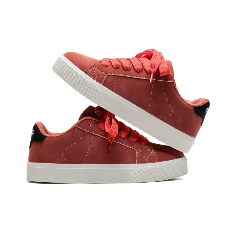 Anime Story Slip Resistant, Abrasion Resistant, Lightweight, Breathable Low Top Skateboard Shoes Unisex Orange Red-4