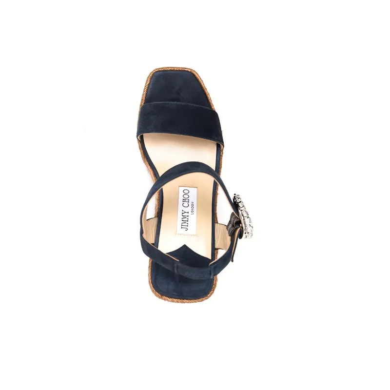 Jimmy Choo Mirabelle Strap Sandals Women's Blue-5
