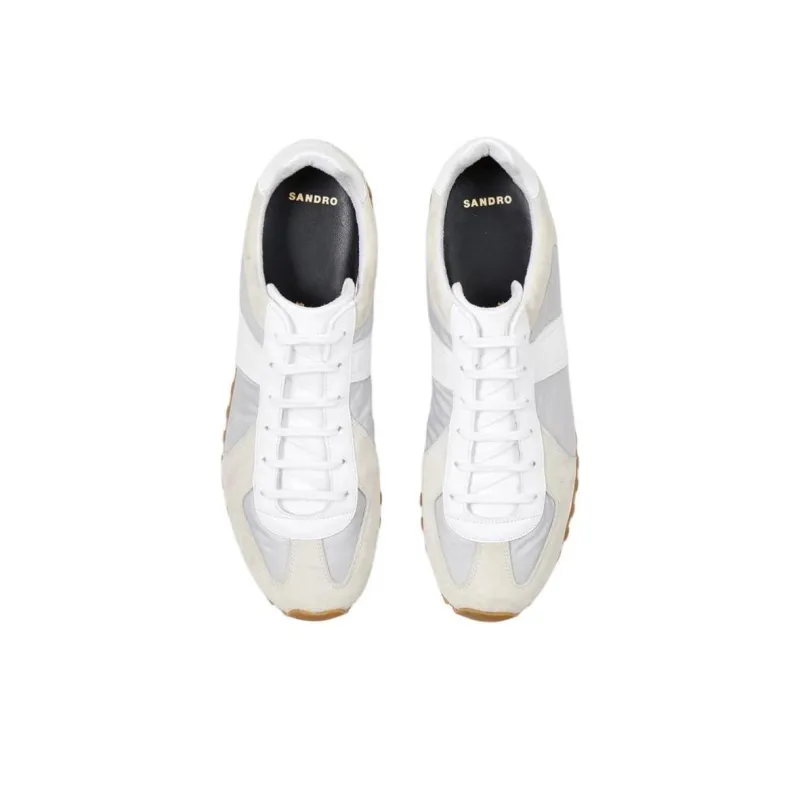 Sandro Low Top Casual Shoes Men's Ecru-3
