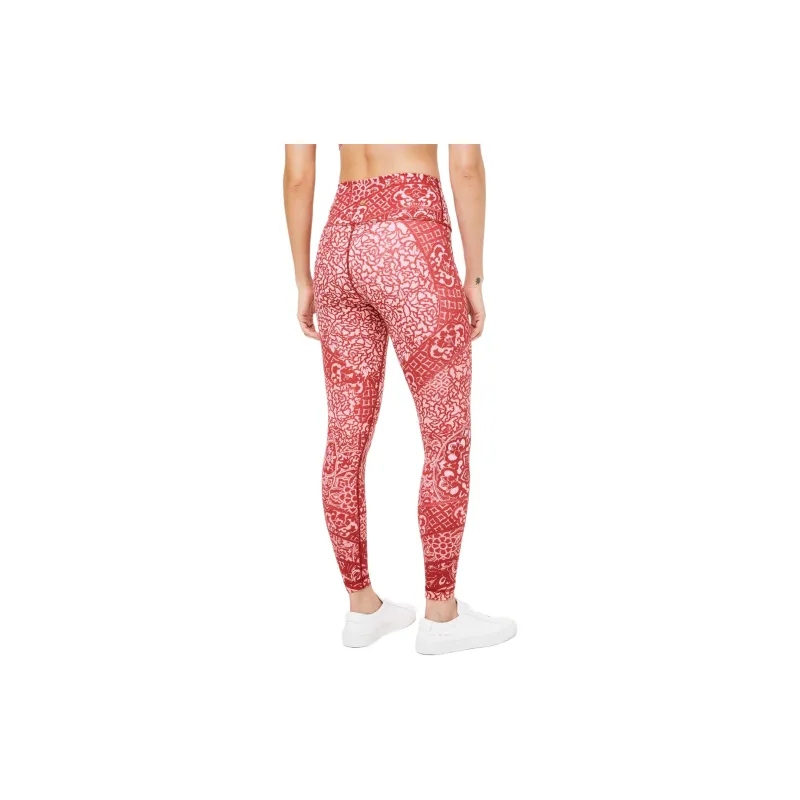 Lululemon Wunder Under Athletic Trousers Women's Orange Red Print-1