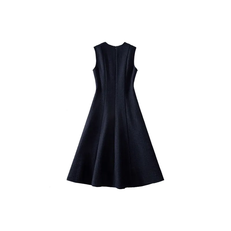 Cypress House Sleeveless Dress Women's Navy Blue-1