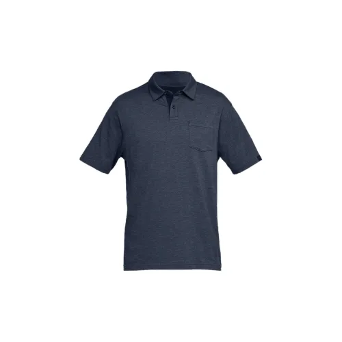 Under Armour Charged Polo Shirts Men Blue