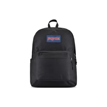 JanSport Fabric Backpack Medium Size Unisex Black