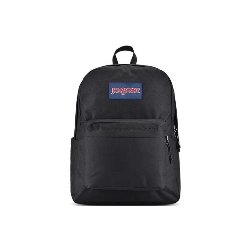 JanSport Fabric Backpack Medium Size Unisex Black-0