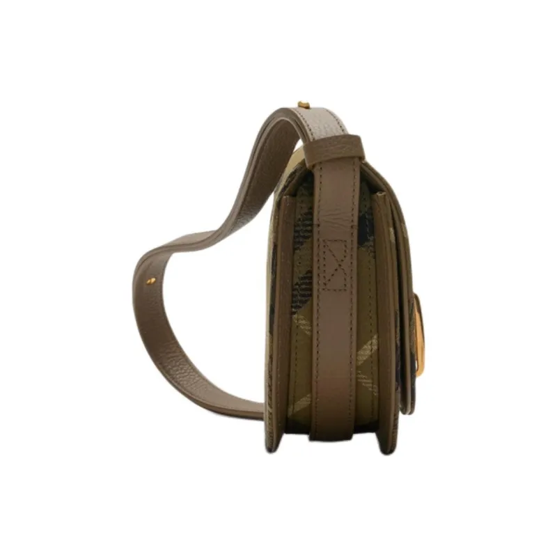 Burberry Rocking Horse Cotton Saddle Bag Handbag, Shoulder Bag Women's Valley Color-1