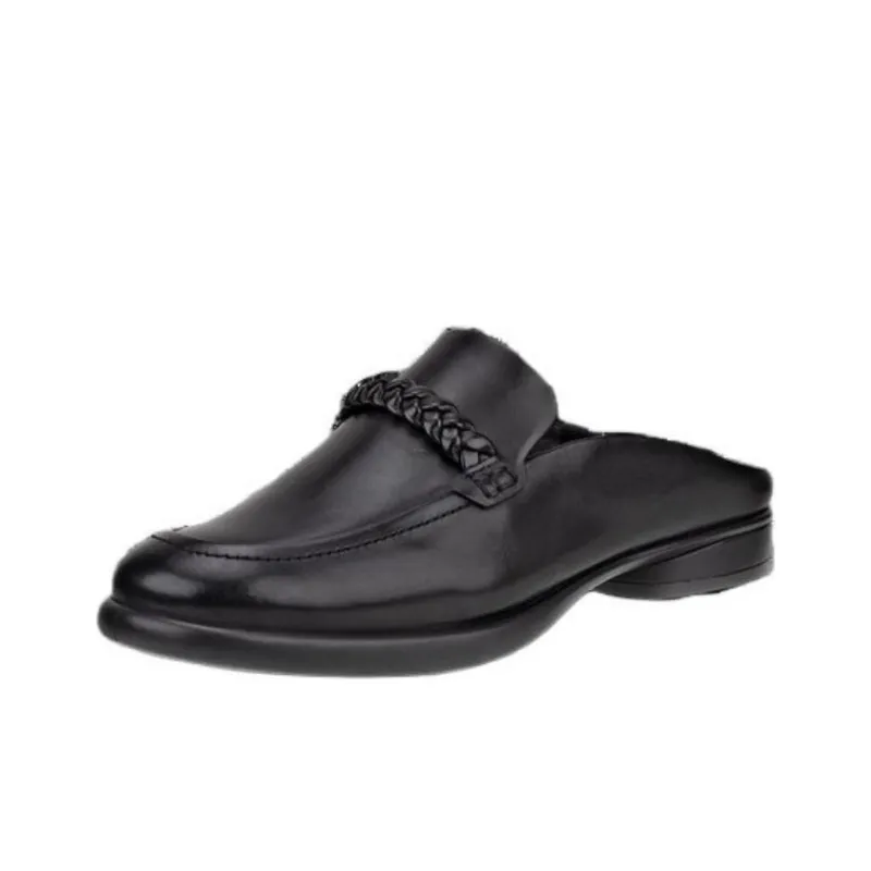 Ecco Slip Resistant Wrap toe Slippers Women's Black-1