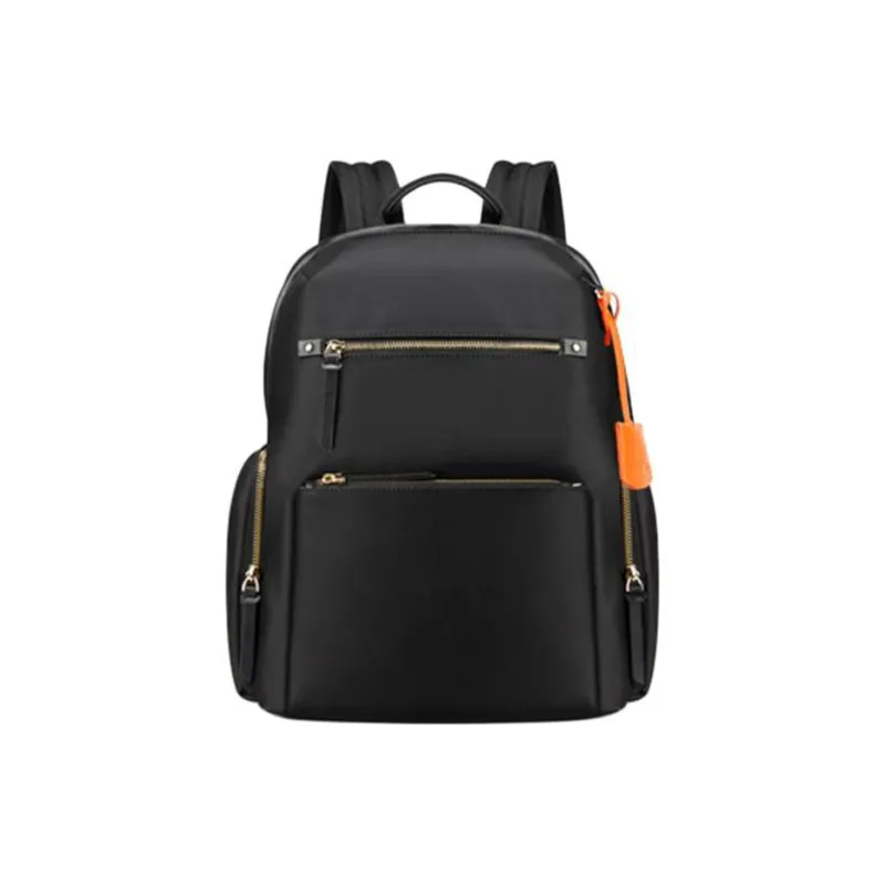 BOPAI Fabric Couple Backpack Laptop Bag Regular Women's Black/Pink-0