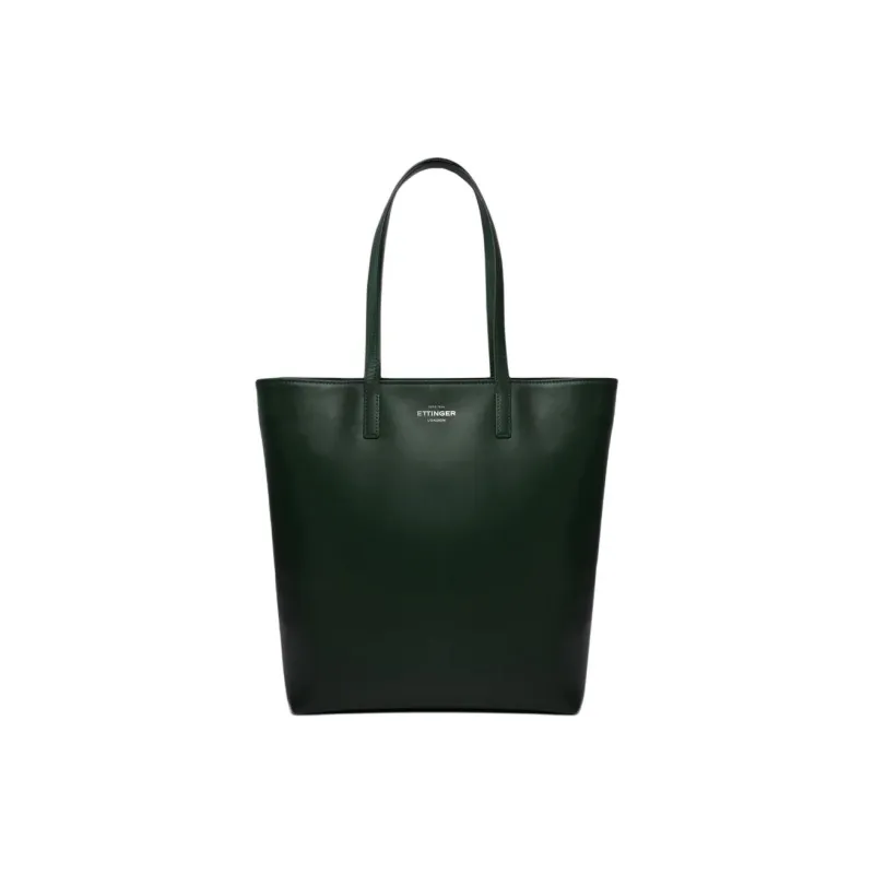ETTINGER Cow Leather Tote Bag, Shopping Bag, Shoulder Bag, Handbag Women's Forest Green-0