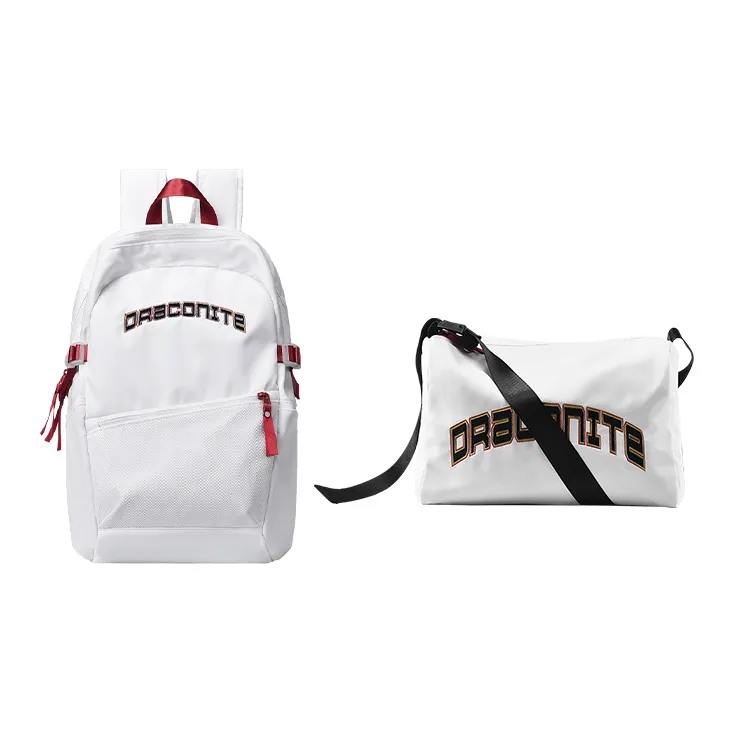 DRACONITE Polyester Student Backpack Regular Unisex White-69