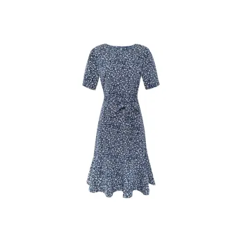 Hush Puppies Short Sleeved Dresses Women's Dark Blue