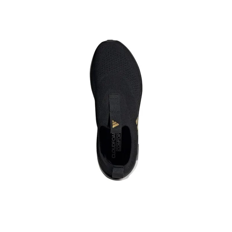 Adidas Cloudfoam Anti Slip Wear Resistant Low Top Casual Shoes Women's Black-5