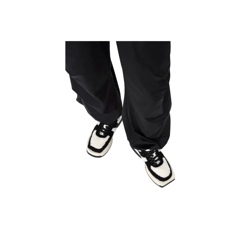CHOCO CONCERT Low Top Skateboard Shoes Unisex Black White-6