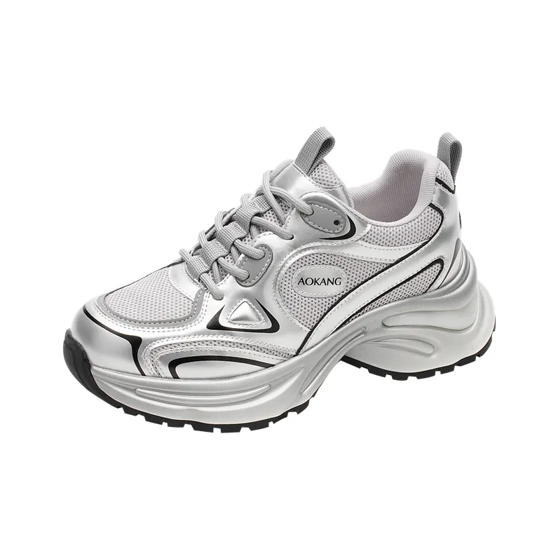 AOKANG Slip Resistant Low Top Chunky Sneakers Women's-2