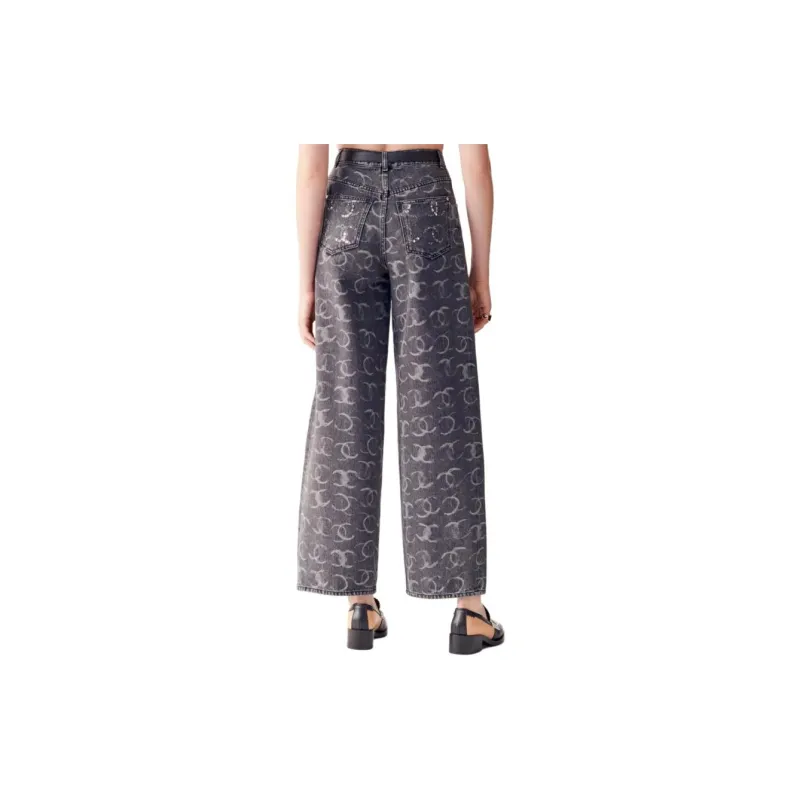 CHANEL Casual Pants Women's Gray-1