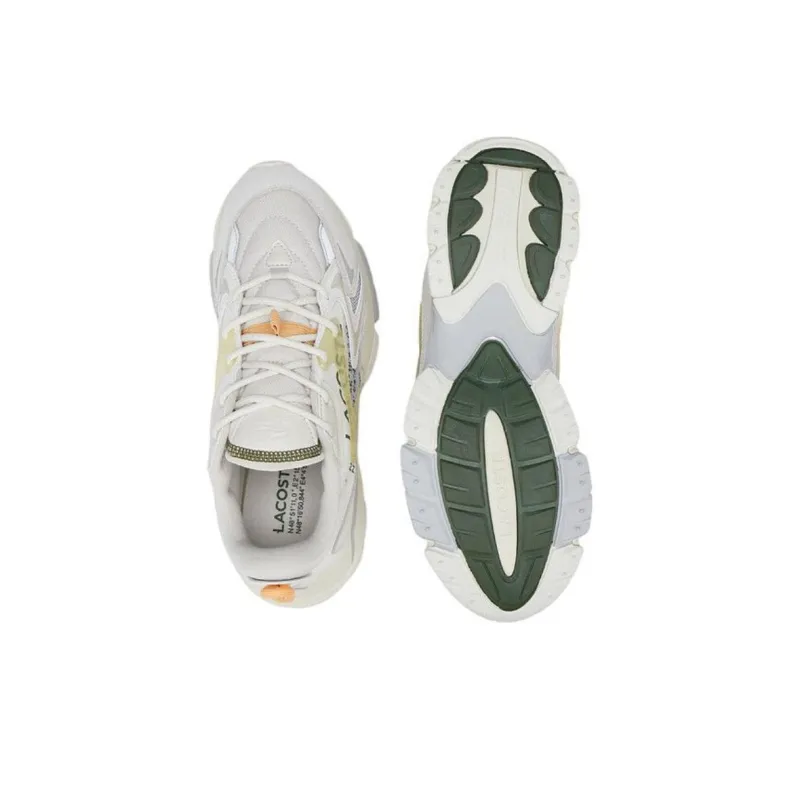 LACOSTE Low Top Casual Shoes Men's Ecru-4