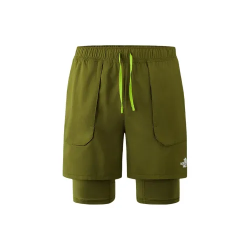 THE NORTH FACE City Outdoor Collection Sports Shorts Men Olive Green