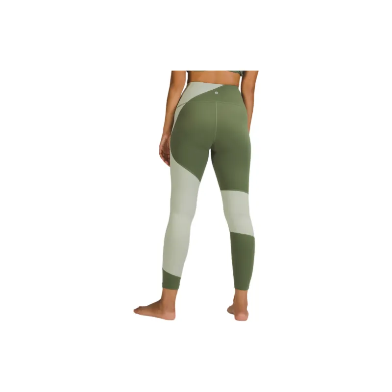 Lululemon Nulu™ Colour Block Athletic Trousers Women's Green Plaid/Green Rattan-1