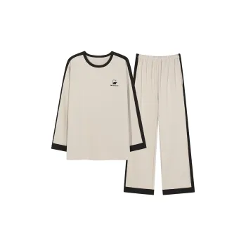 Follow The United States Pajama Set Men's Ecru