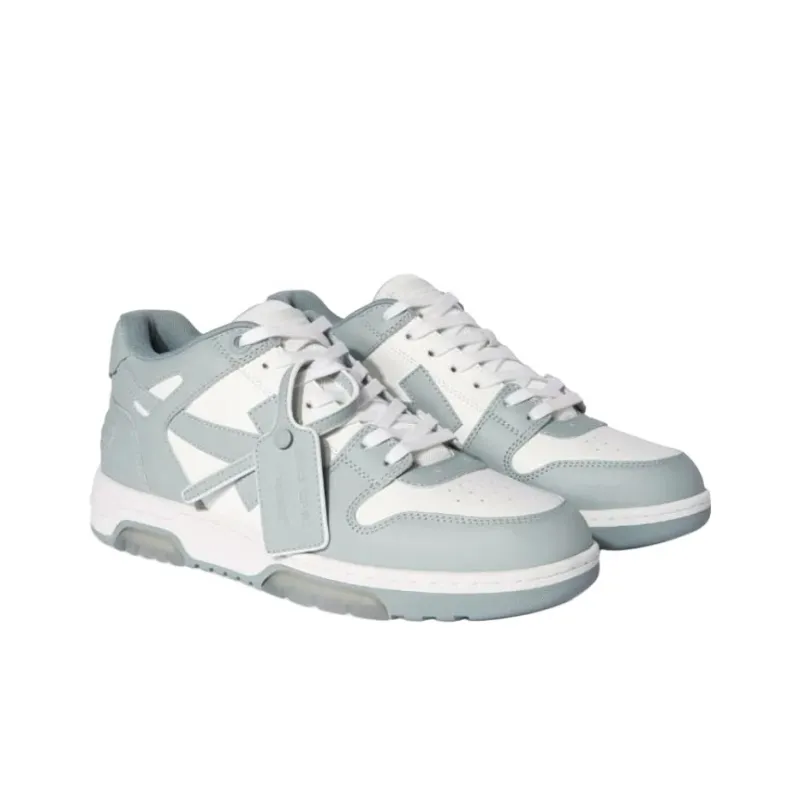 OFF WHITE Out Of Office Ooo Low Tops White Grey-2