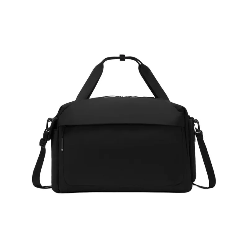 DESCENTE Twill Material Fabric Shoulder Bag, Crossbody Bag, Handbag Regular Unisex Black-2