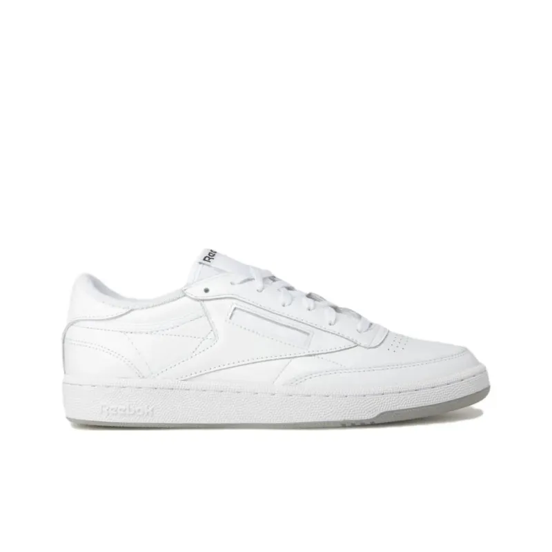 Reebok Club C Anti Slip Wear Resistant Low Top Skateboard Shoes Unisex White-1