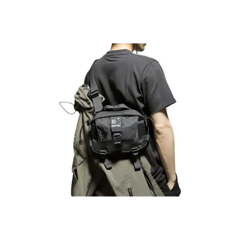 FOXBAT DYNAMICS Nylon Shoulder Bag, Crossbody Bag, Handbag Medium Size Unisex Spy Shadow Green XPAC Edition-4