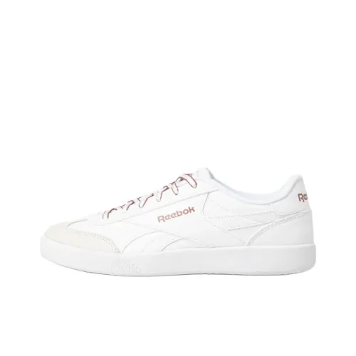 Reebok VECTOR SMASH Series Anti Slip Wear Resistant Low Top Skateboard Shoes Women's White