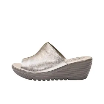 24hrs Slide Slippers 6cm Women's Gold