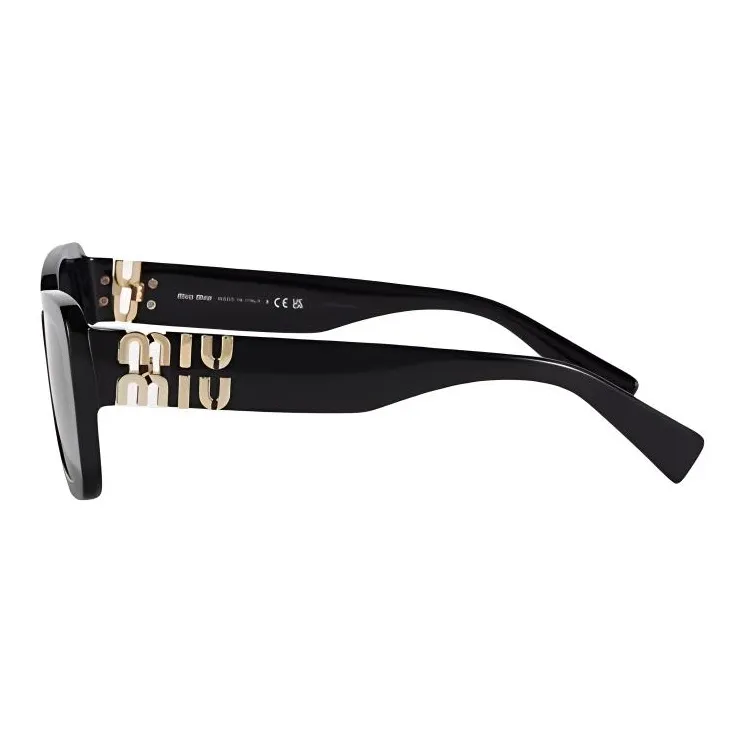 MIU MIU Plate And Metal Square Sunglasses Women's Black/Pink/White/Tortoiseshell-1
