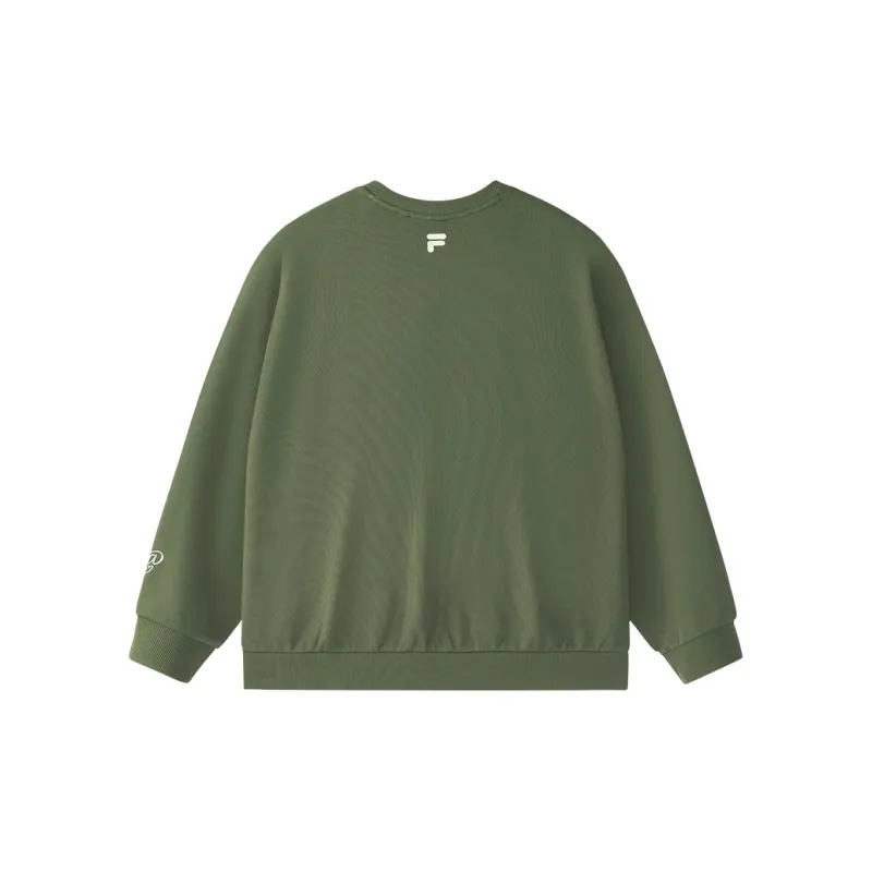 FILA FUSION Sweatshirt Unisex Crab Shell Gray-1