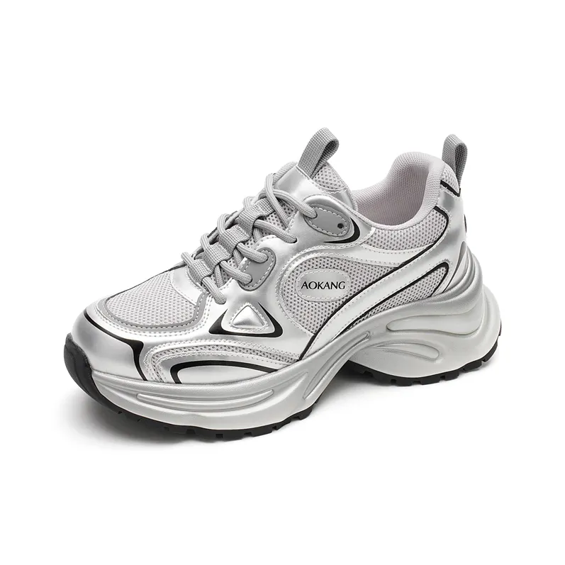 AOKANG Slip Resistant Low Top Chunky Sneakers Women's-1